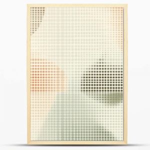 Minimalist dotted grid pattern, muted earth tones, subtle texture, modern wallpaper