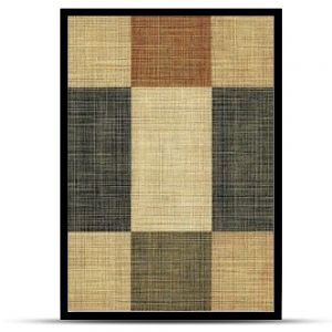 Woven fabric pattern, muted earth tones, high definition