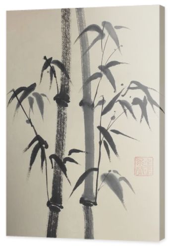 Group of bamboo trees