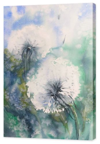 Background With Flower Dandelion