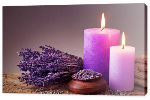 Spa still life with candles