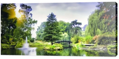 Bridge in the Japanese garden