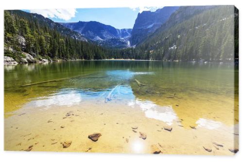 Mountains lake