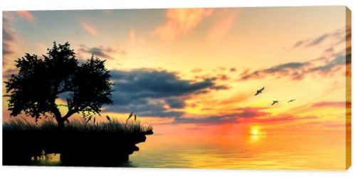 Beautiful nature landscape