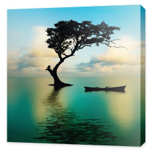 Beautiful nature landscape