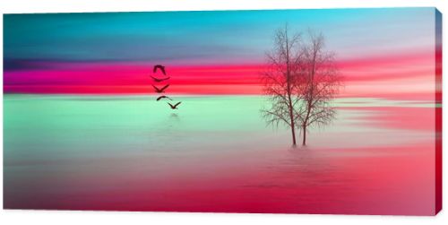 Beautiful saturated landscape