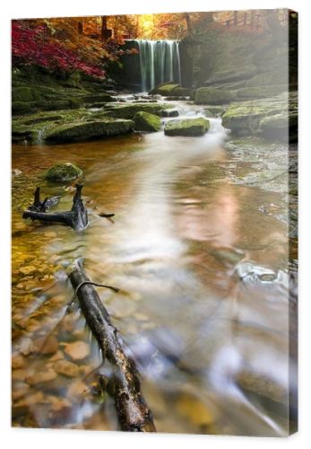Autumnal waterfall