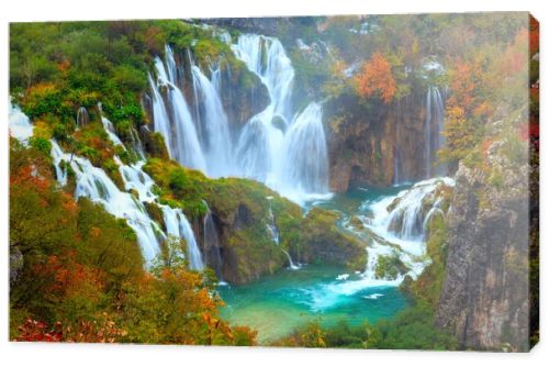 The waterfalls of Plitvice National Park