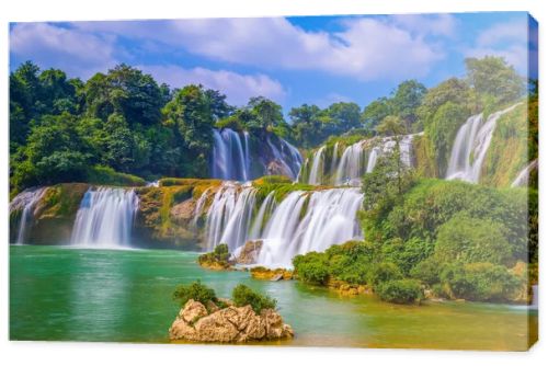 waterfall landscape in China, Asia