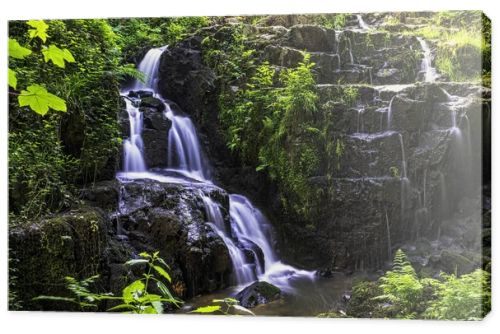 La Petite Cascade - The Little Waterfall of the Cance and Canon rivers  - Le Neufbourg, Normandy, France