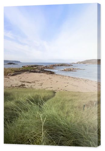 beach dunes of a golf course in county Donegal