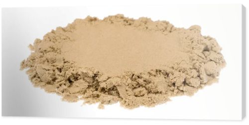 pile sand dunes isolated on white background