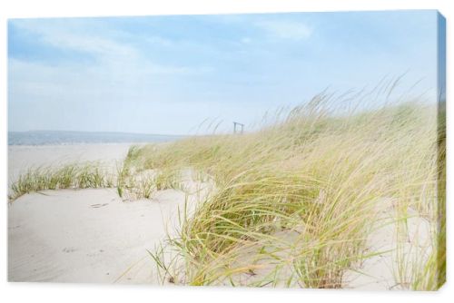 West Yarmouth Beach on breezy day.