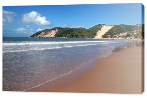 Ponta Negra beach and Morro do Careca, Natal, Rio Grande do Norte on August 14, 2003