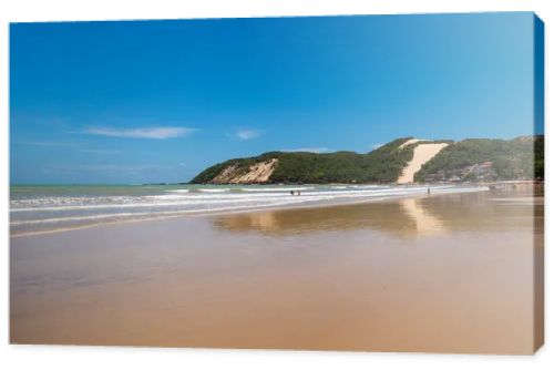 Empty Ponta Negra Beach in Natal City, Brazil