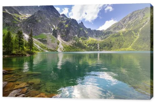 Eye of the Sea lake in Tatra mountains