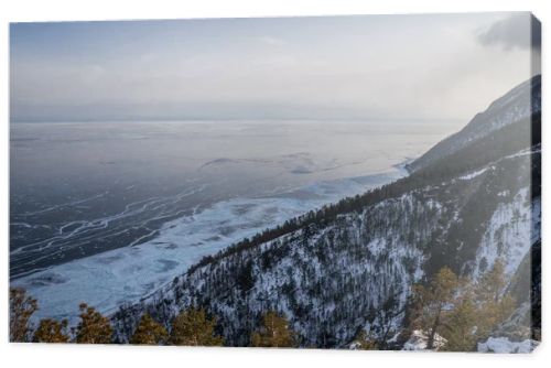 winter mountains landscape