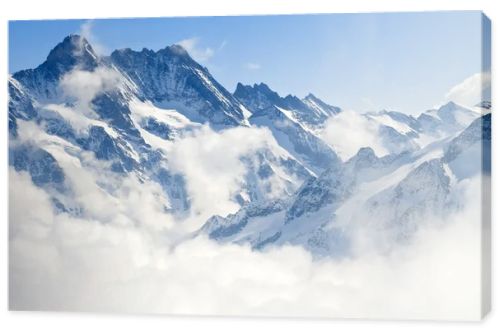 Jungfraujoch Alps mountain landscape