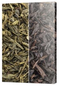 odmiana czarnego, zielonego, czerwonego i ziołowego sztandaru herbaty
