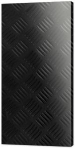 Panorama Czarna ciemnoszara blacha kontrolna abstrakcyjna podłoga metalowa ze stali nierdzewnej tło ze stali nierdzewnej wzór powierzchni dziki obraz