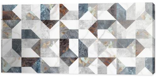 patchwork tiles pattern, geometric decor digital tile surface