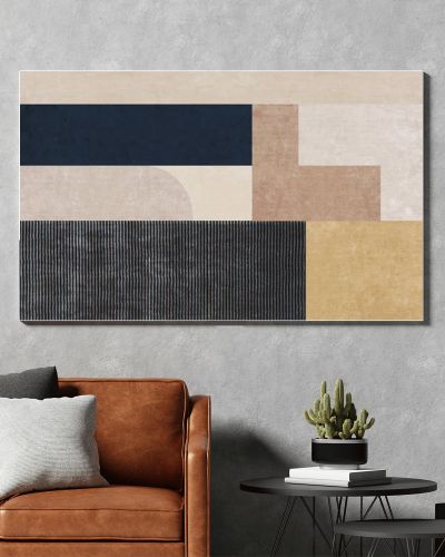 Abstract art painting, geometric design, vintage grunge texture design, modern art.