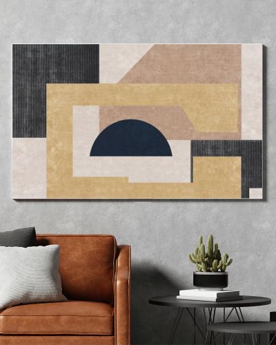 Abstract art painting, geometric design, vintage grunge texture design, modern art.