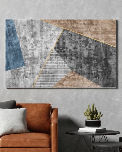 Abstract art painting, geometric design, vintage grunge texture design, modern art.