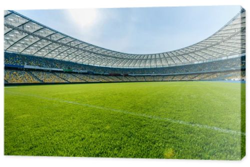 Panoramic view of soccer field