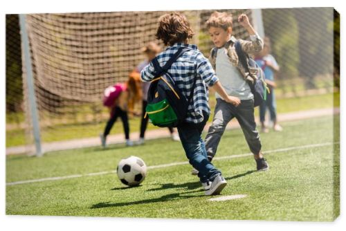 kids playing soccer