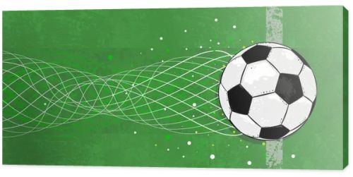 Football, soccer background, banner - vector illustration with empty place . Vector illustration