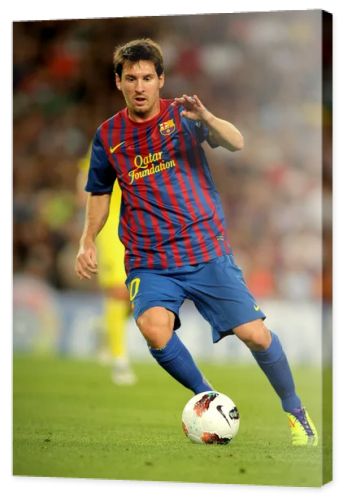 Leo Messi of FC Barcelona