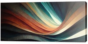 Organic abstract panorama wallpaper background