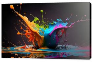 Paint Splash 8k Desktop Wallpaper