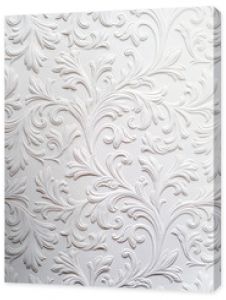 Plaster background floral pattern