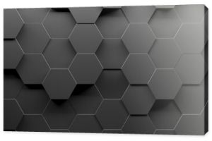 Abstract Hexagon Geometric Surface Loop 1A: light bright clean minimal hexagonal grid pattern, random waving motion background canvas in pure wall architectural white. 