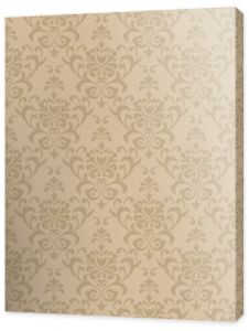 Seamless damask wallpaper