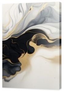 Gold abstract black marble background art paint pattern ink texture watercolor white fluid wall. Abstract liquid gold design luxury wallpaper nature black brush oil modern paper splash painting water.