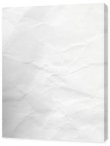 The texture of white paper is crumpled. Background for various purposes.