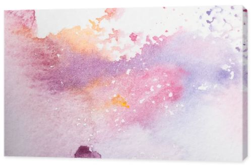 colorful watercolor stains