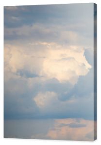 Dramatic view on the sky with clouds