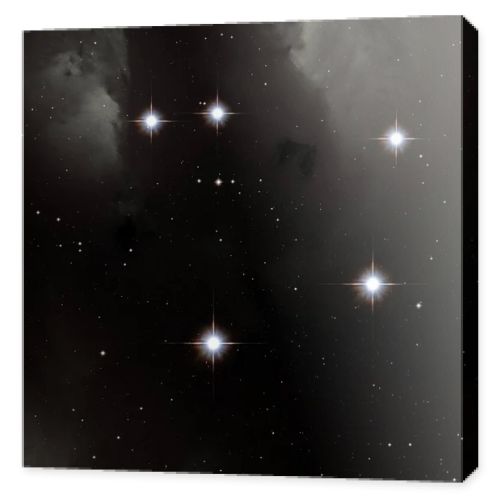 Deep space star field. Universe filled with stars and gas. Far distant cosmos Illustration. 