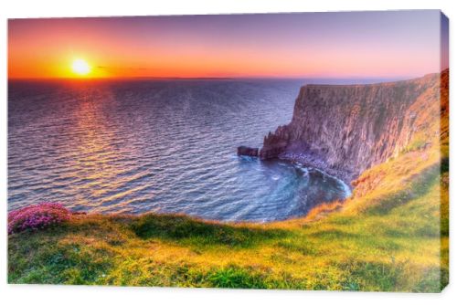 Cliffs of Moher at sunset