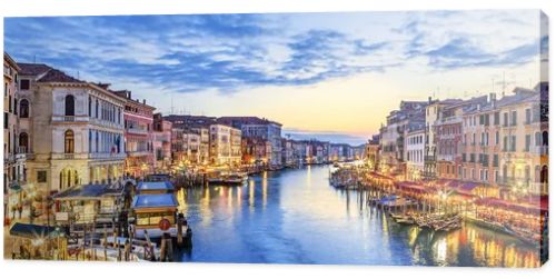 Panoramic view of famous Grand Canal