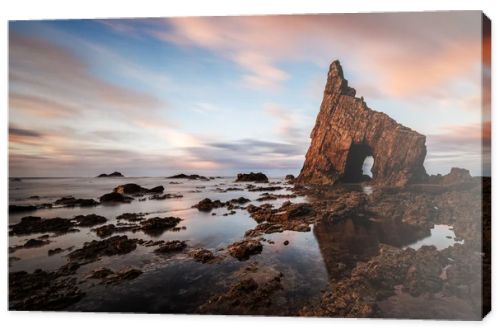 Rocks on Campiecho beach, Spain