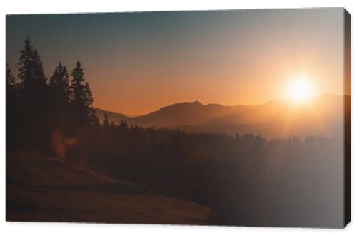Landscape of the Polish Tatra Mountains