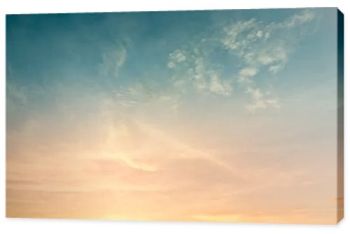 Colorful of sunset sky