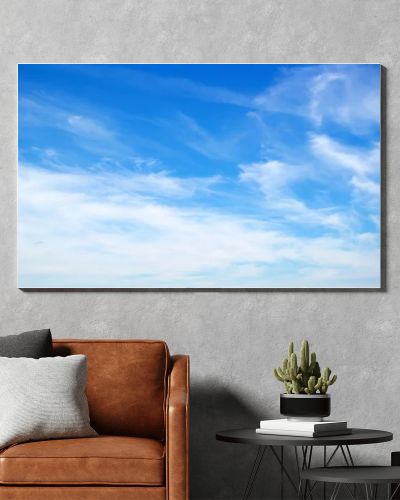 Blue sky background