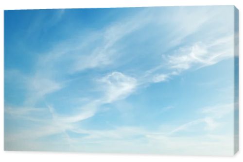 white clouds on blue background