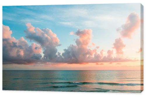 Sunset on the Atlantic ocean